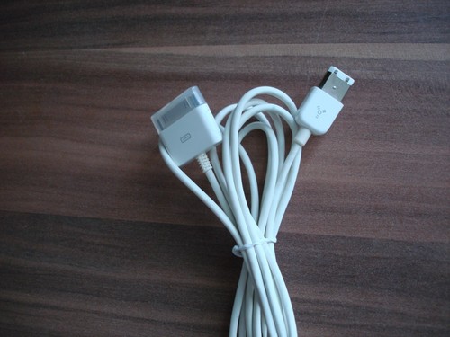 Apple 591-0192 30pin Kabel Dock Connector auf FireWire für ältere iPods M9127G/A - Photo 2/4