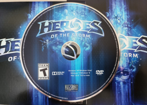 HEROES OF THE STORM Game DVD and Quick Start Guide Blizzard Entertainment