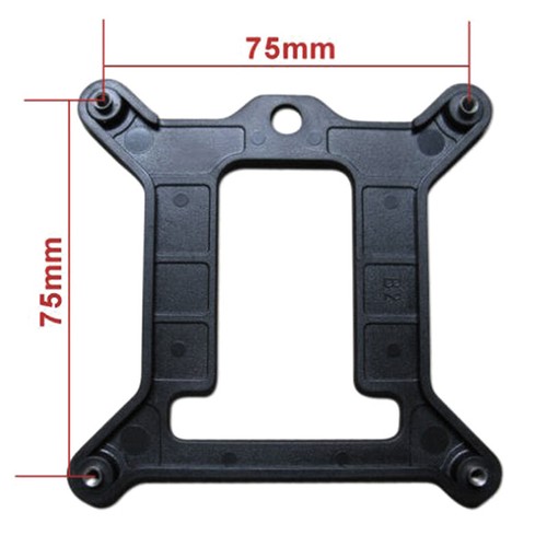 LGA 1150 1155 1156 PC Plastic Backplate CPU Cooler Bracket Heatsink BackplaneVF - Picture 6 of 9