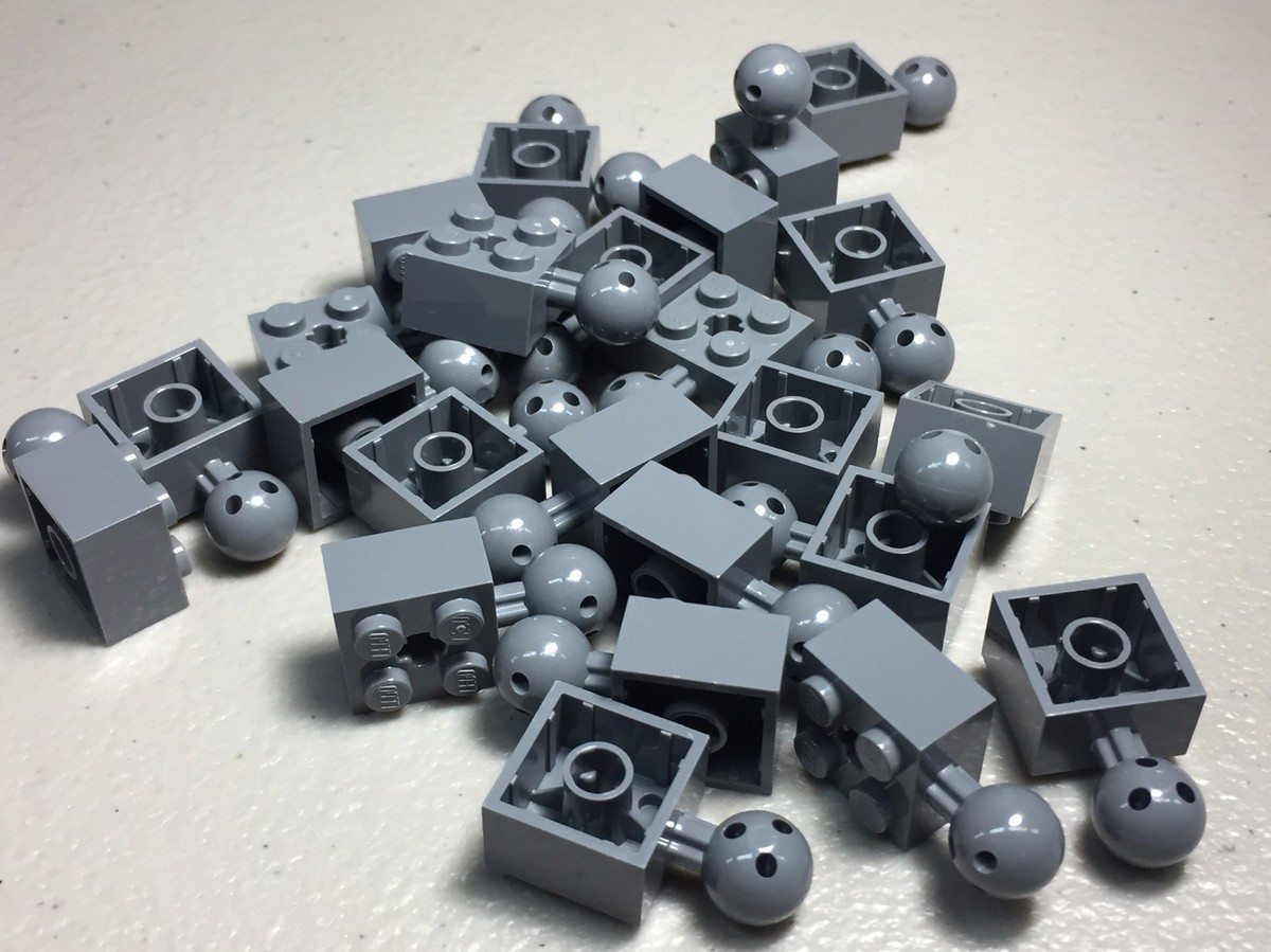 New LEGO Dark Bluish Gray Technic Brick Modified 2x2 Ball & Axle