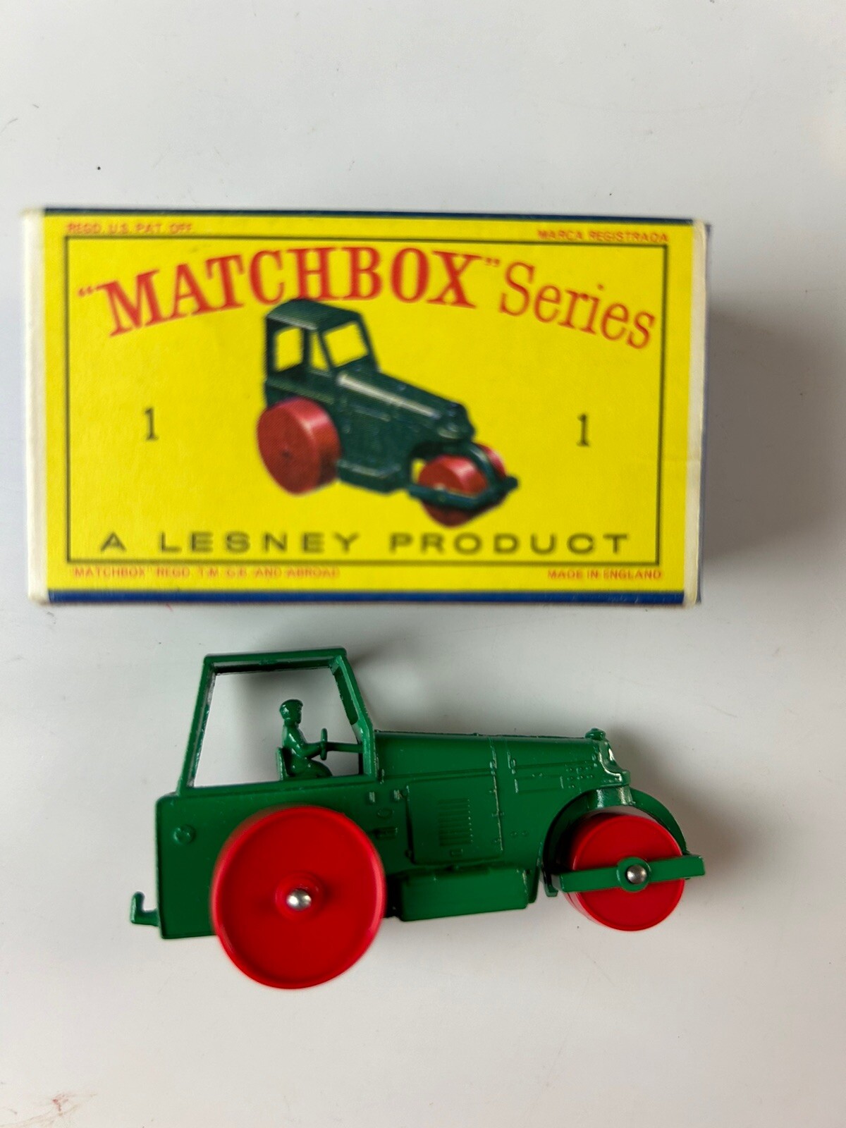 Matchbox No 1 Diesel Road Roller Original Box by Lesney eBay