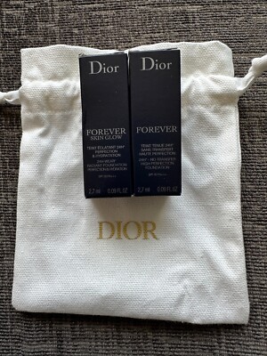 Dior Forever Skin Glow Foundation & No Transfer Foundation Proben 1N 2 x 2,7 ml