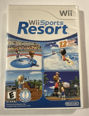 Wii Sports Resort (Nintendo Wii 2009) CiB With Manual Video Game