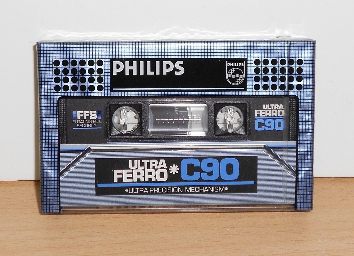 Philips Ultra Ferro C90 Audiokassette Compact AUDIO Cassette