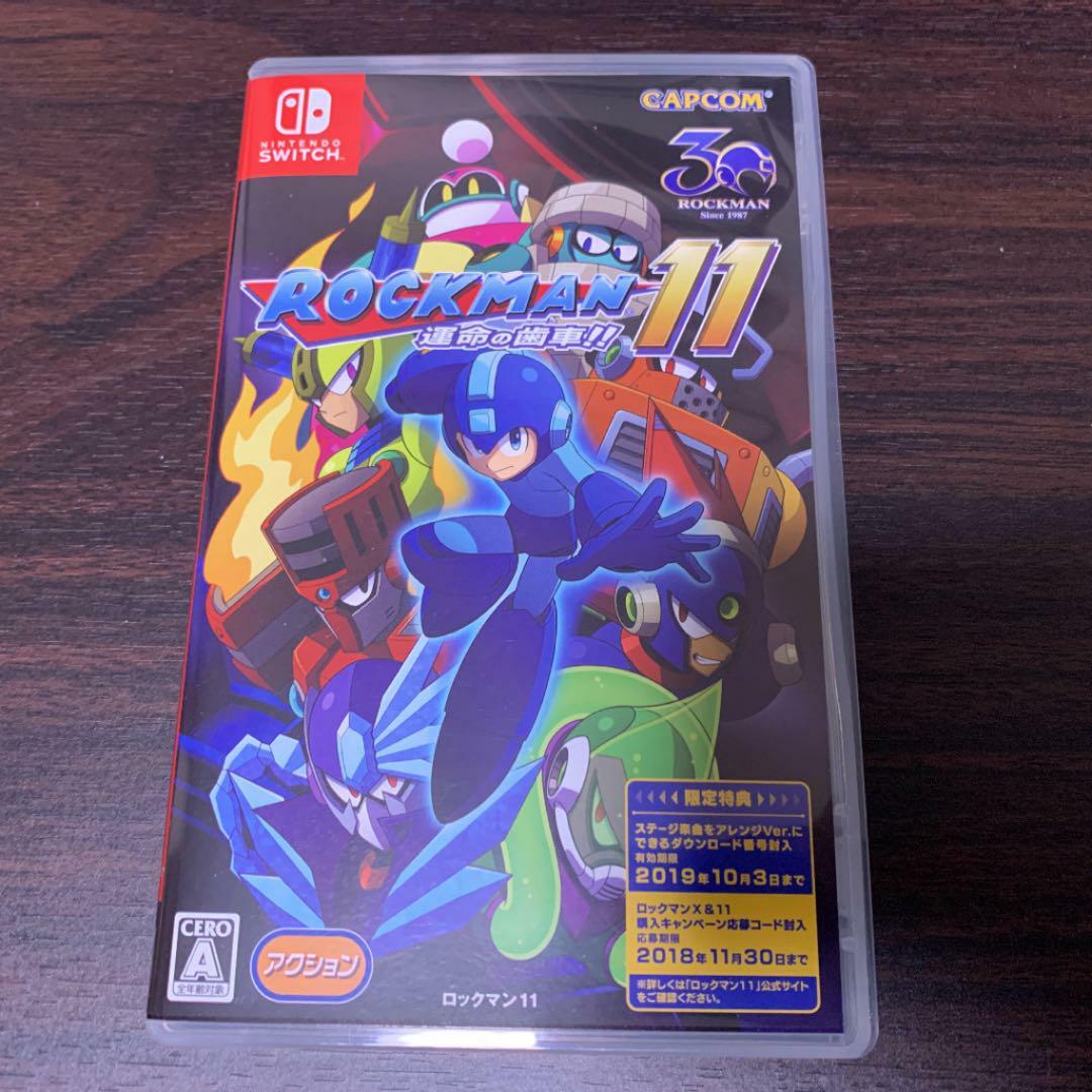 Nintendo Switch ゲーム2本セット Rockman 11 fate of gear Nintendo Switch 2D Action game