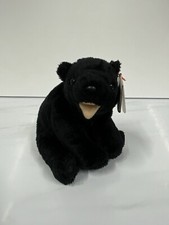 Ty Beanie Babies Cinders The Black Bear New With Tags Plush Toy 