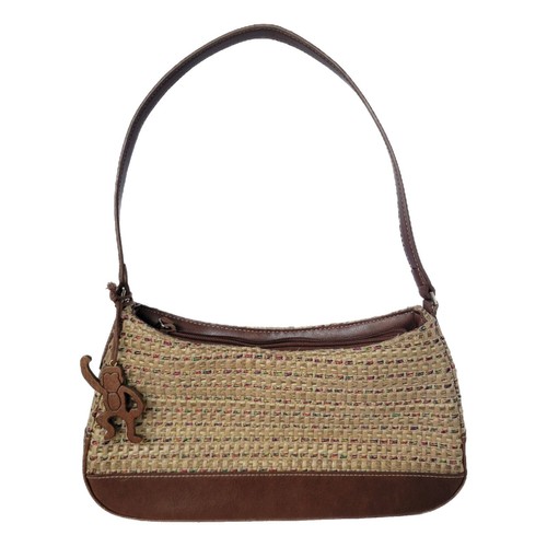 Sac à Main Femme Liz Claiborne Crazy Horse – Cuir Aspect Beige (12 Pouces)