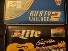 Elvis NASCAR Rusty Wallace Car Miller Lite Action Platinum Series TCB Set of Two — photo 9