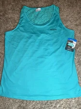 NEW Women's Columbia Sunlight Peak II Green Tank Top Size Medium MSRP $40.00