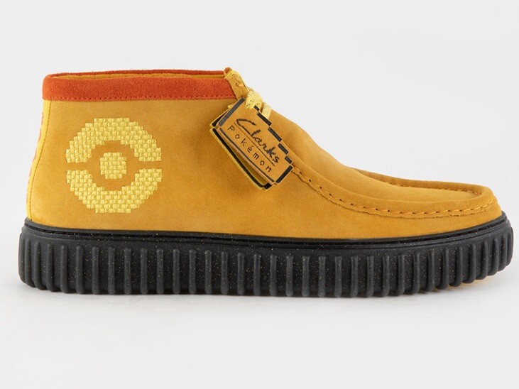 Clarks Torhill x POKÉMON Pikachu  Yellow Suede Men’s Rare Size 11.5 New image 8