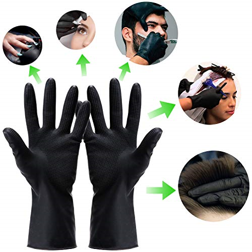 Hair Dye Gloves Professional Coloring Accessories for Salon Dyeing 2pcs