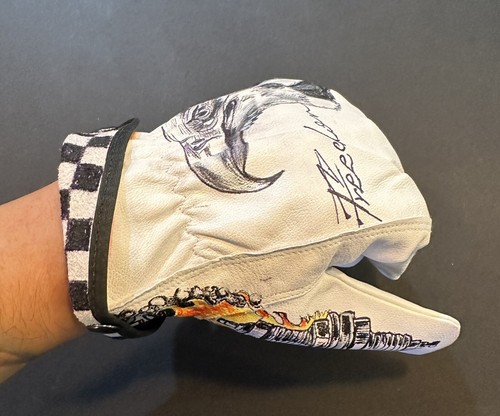 Guantes moto cuero - Imagen 8 de 22