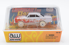 Auto World T-Jet iWheels CHASE Release 7 Flames 1966 Nova SS HO Slot Car.