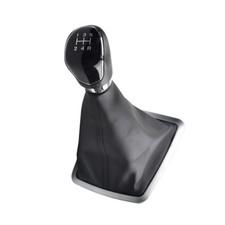 New Shift Gear Knob 5 Speed With Leather Boot For Ford Focus Mk2 2006-2011