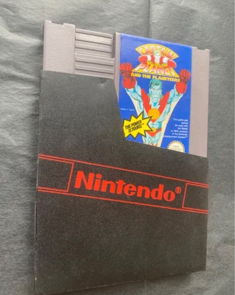 jeu nintendo nes Captain Planet and the planeteers