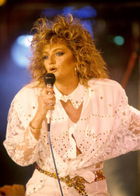 Bonnie Tyler In Hannover Germany 1986 OLD MUSIC BAND PHOTO 3