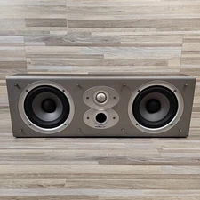 Center Channel Speaker Polk Audio CSi3 180W RMS Home Theater Black Silver