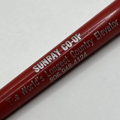 VTG Ballpoint Pen SUNRAY CO-OP Grain Elevator Don G. Lechner