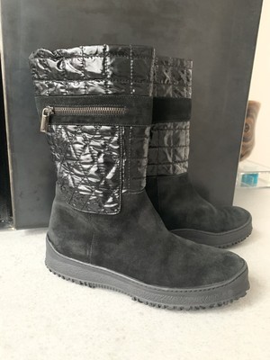 aquatalia fur lined boots
