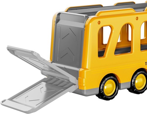 Kids Construction Truck Toy with 6 Small Cars - Perfect for Birthdays & Holidays - Picture 7 of 9