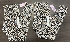 Lot of 2 Wild Fable Tie-Dye High Waist Cotton Blend Leggings (Leopard) - Size M