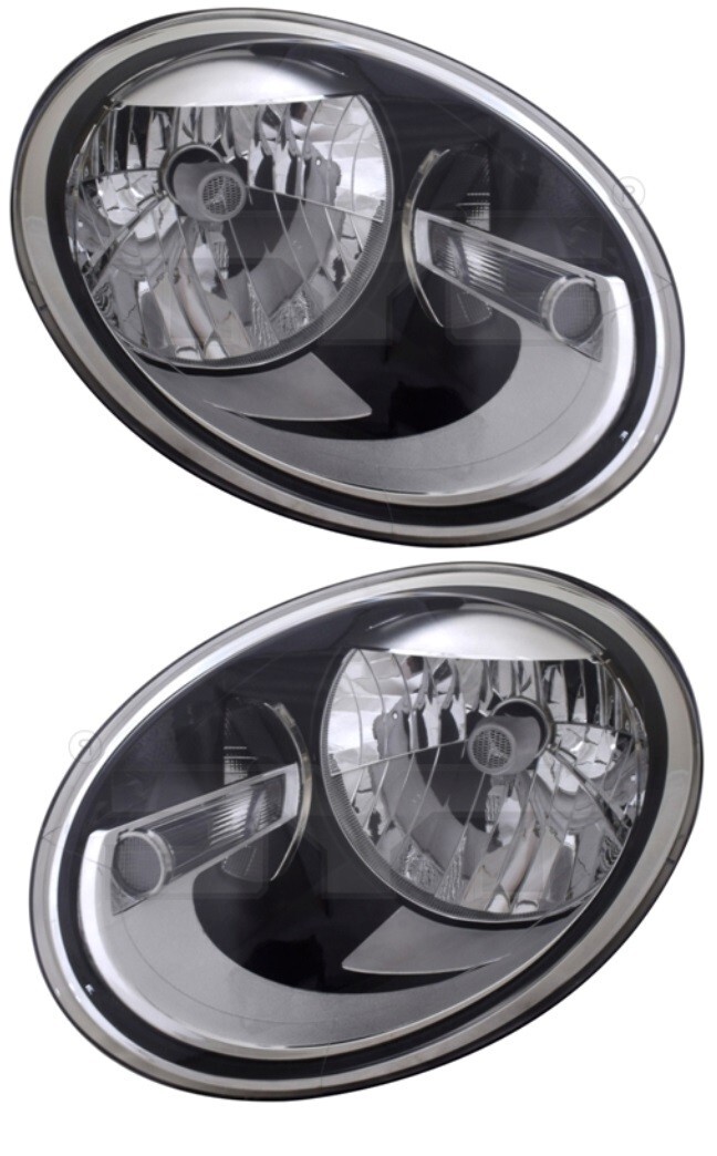 Phare avant gauche + droite H4 électrique avec moteur pour corriger le contrôle technique Beetle 5C