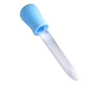 5ml Clear Plastic Pipette Liquid Medicine Dropper Blue for Baby R8C1