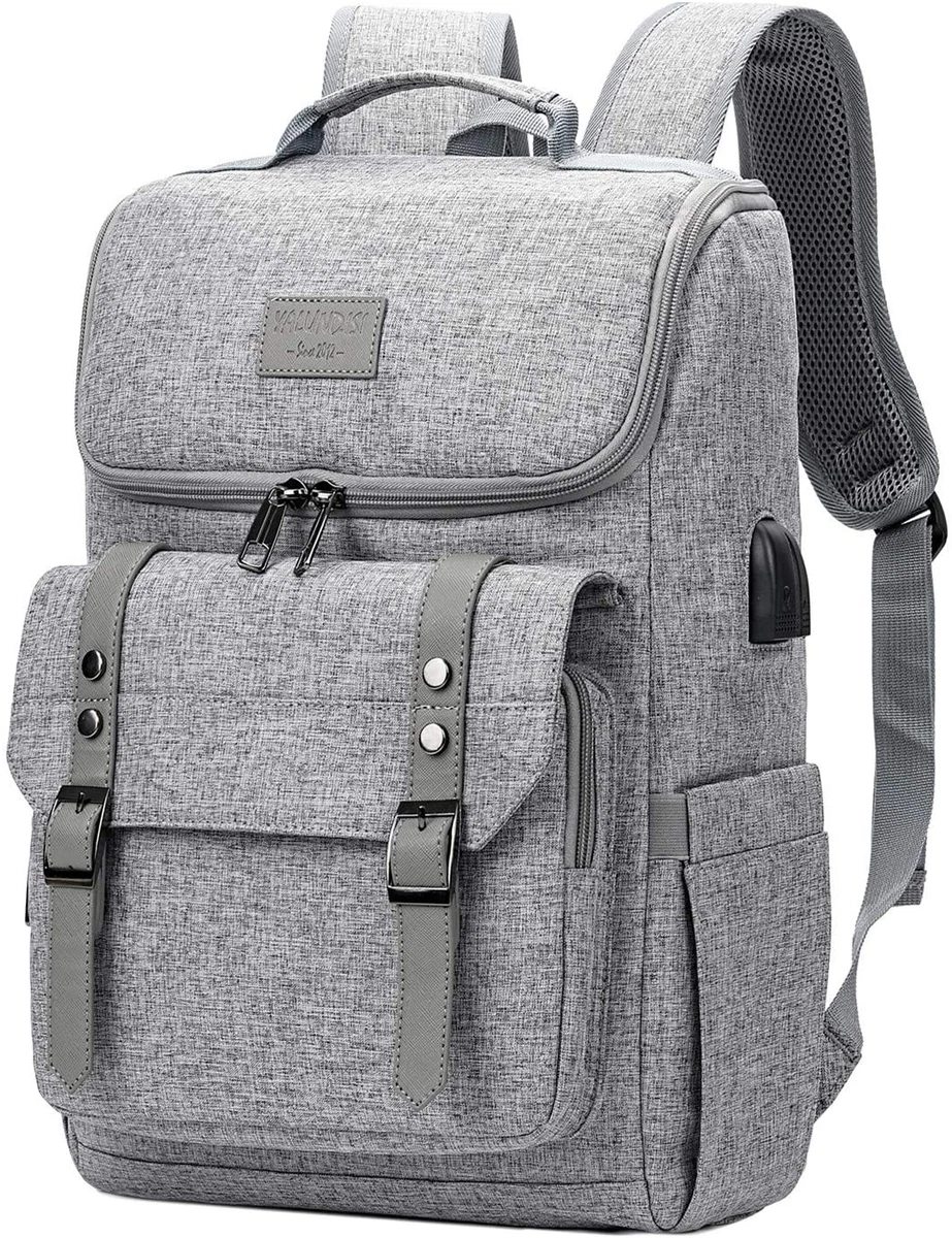 Evaluación Frente al mar Insignificante Mochila para Laptop 15.6 Pulgadas Bolso de Mujer Hombre Portátil USB de  Viaje | eBay