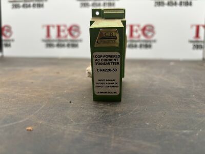 CR Magnetics CR4220-50 Loop-Powered AC Current Transmitter