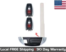 1x New Replacement Key Fob Remote uncut Insert Blade For Select Lincoln Vehicles