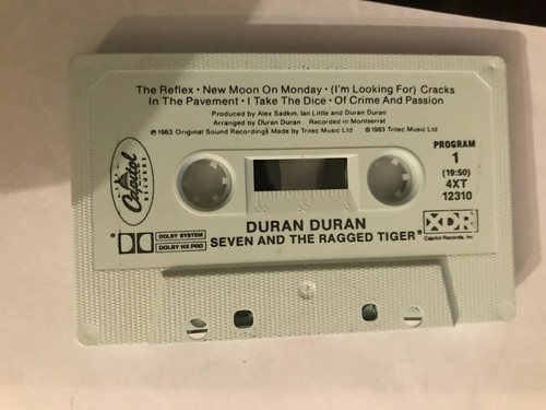 Duran Duran *Seven & The Ragged Tiger *cassette tape *NM *4XT 12310 *1983 rock - Picture 6 of 7