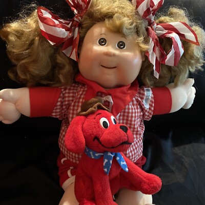 Adorable Talking vintage ￼cabbage patch talking doll Redhead brown eyes  Clifford