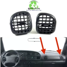 1998-2001 DODGE RAM 1500 2500 *PASSENGER SIDE DASH* AIR VENT VENTS *BLACK* OEM