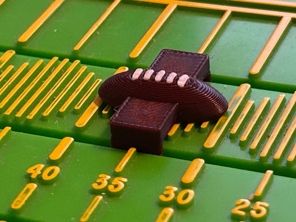 NEW VERSION! Paydirt/Bowl Bound Game Pieces (football/yardage markers only) - Image 4 of 4