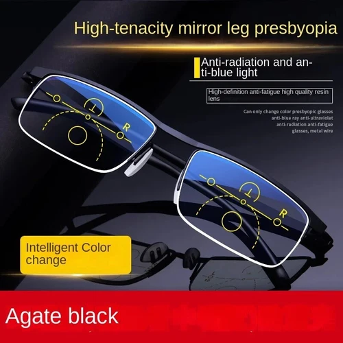 Transition Reading Glasses Photochromic Blue Light Blocking Near Far Multifocal - Picture 1 of 27