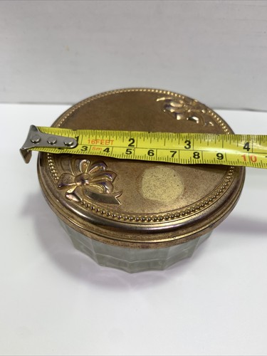 Tarro de maquillaje en polvo de colección arco baratijas vacías glamour era accesorios elegantes - Imagen 4 de 15