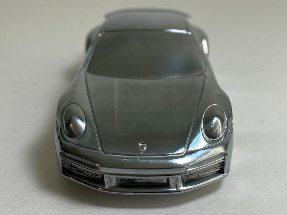 Porsche 911 Turbo Aluminum Paperweight Genuine - Rare - Fast
