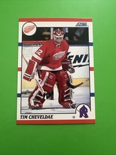 1990 Score American #87 Tim Cheveldae  RC Rookie Detroit Red Wings