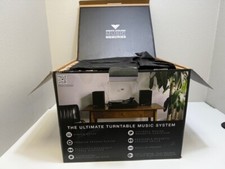 Victrola Premiere Turntable System T1 VTTS-1-ESP - ESPRESSO New Open Box LOOK 