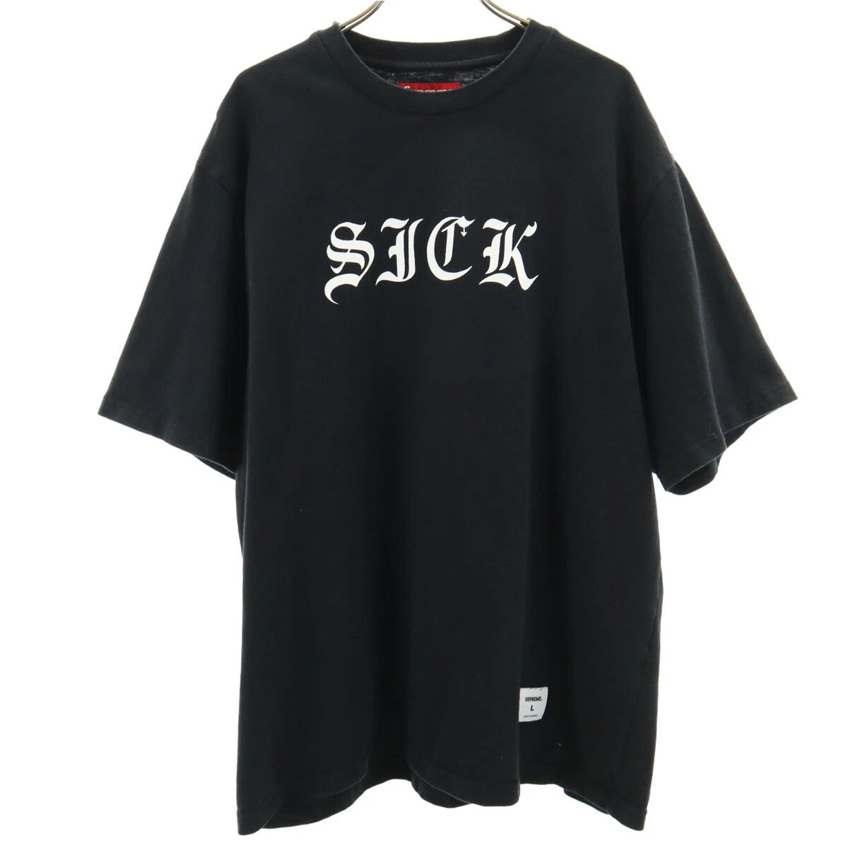Supreme 24SS T shirt SICK manches courtes L noir homme