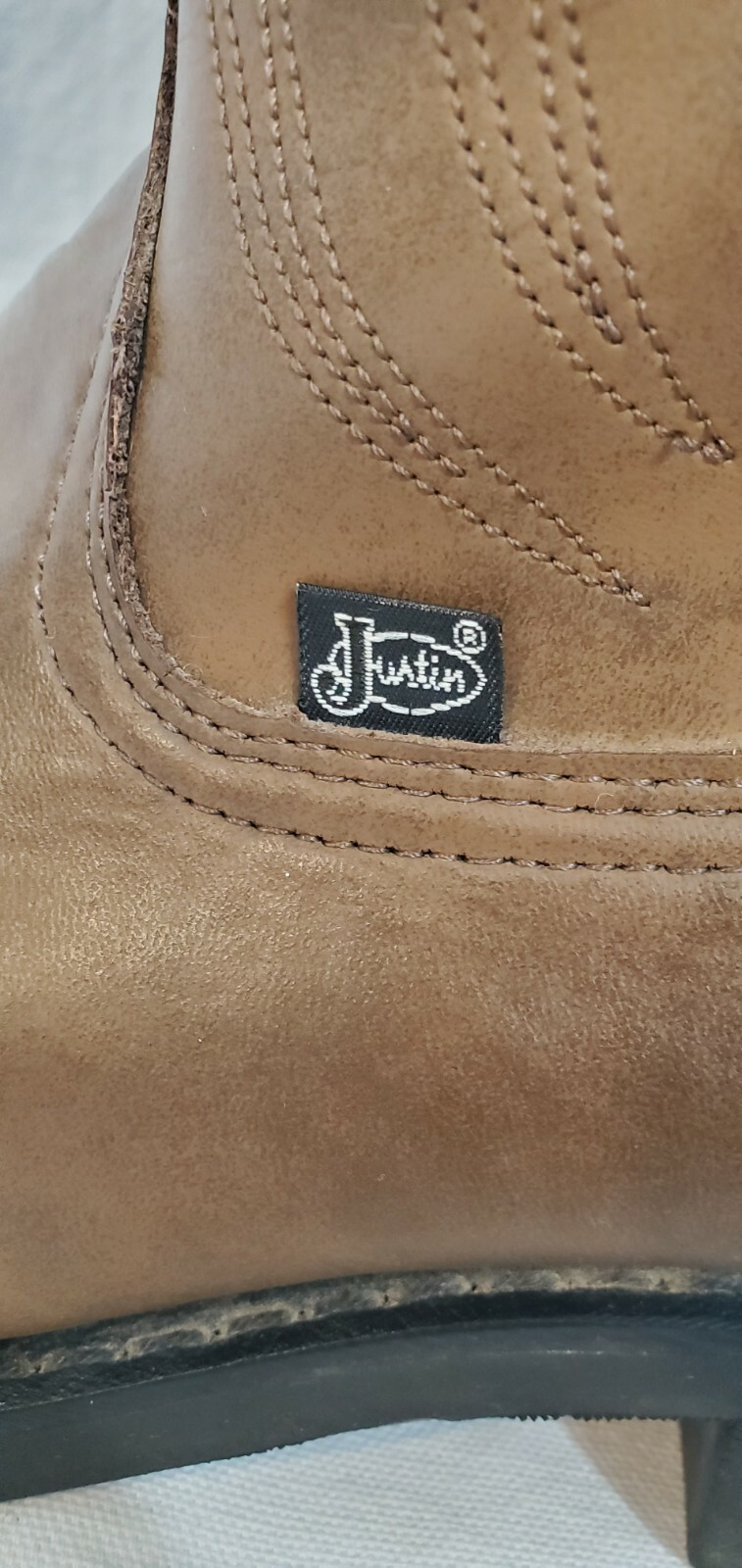 Mens Justin Butch Farm & Ranch Western Cowboy Slipon Boots JB1100 size