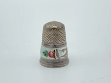 Antique Enamel Sewing Thimble