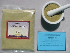 HATCH NEW MEXICO HOT GREEN CHILE POWDER  8 OZ.  FRESH!   USA SELLER   FREE SHIP