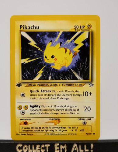 1st Edition Pokémon Neo Genesis Vintage - Free shipping after first card! - Picture 60 of 133