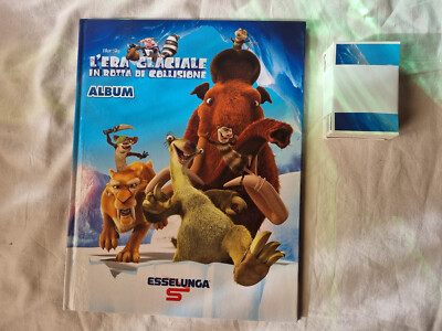 ESSELUNGA THE ICE AGE COLLISION COURSE ALBUM + ATTACK FIGURE SERIES