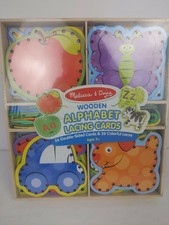 melissa and doug alphabet lacing cards