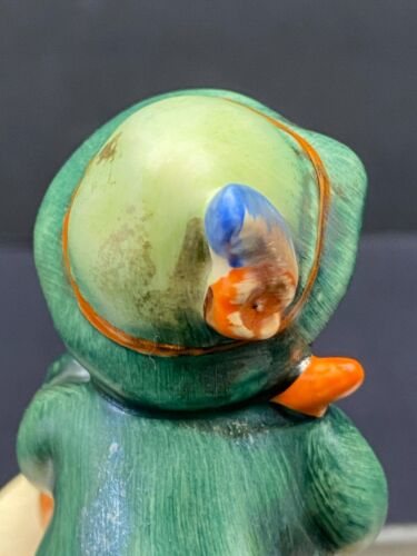 Statuina lezione di canto Goebel Hummel, #63, TMK6, ragazzo seduto con uccellino - Foto 9 di 13