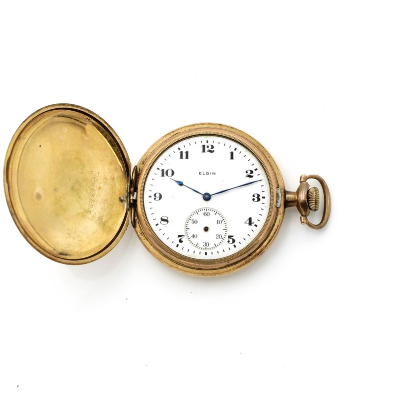 1919 Elgin 15j 12s Grade 314 Model 2 45mm Subdial Men's Pocket Watch #WB5797-2