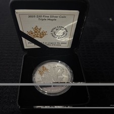 Canada 2025 20 1-oz Silver Triple Maple Proof Coin