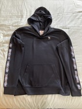 Abercrombie  Fitch Kids Size 15/16 Black Pullover Hoodie Soft Sweatshirt Logo  s